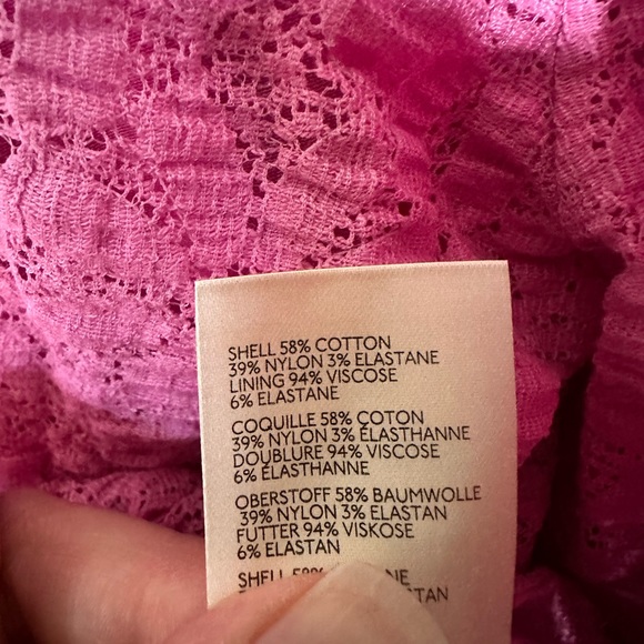 NWT Free People Tea Time Plumeria Boho Cropped Long Puffy Sleeve Shirt Sz XL - Picture 9 of 9